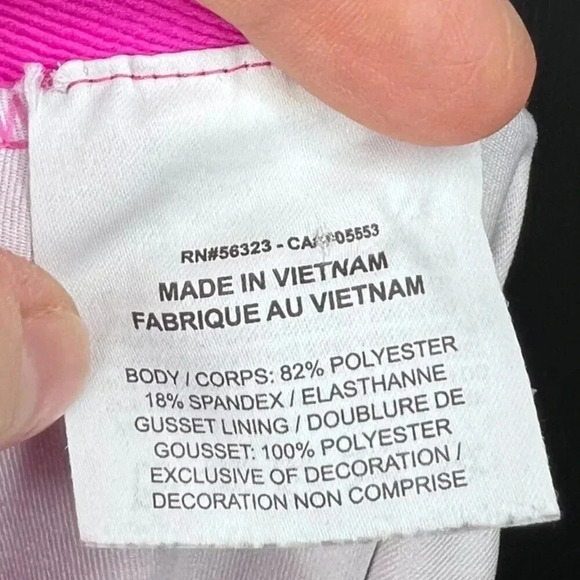 Nike Pro DRI-FIT Capri Leggings Girls SZ Large High Rise Tropical Print - Picture 7 of 10